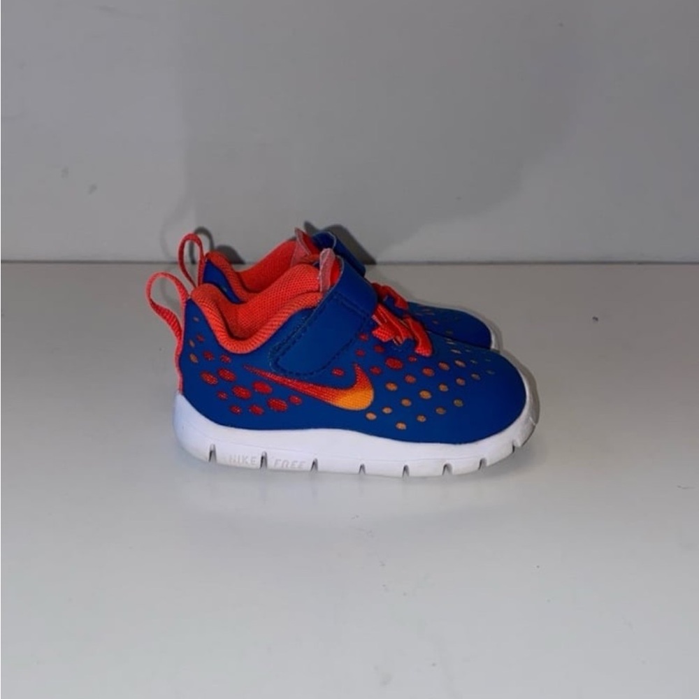 Nike Kids Blue and Orange Sneakers